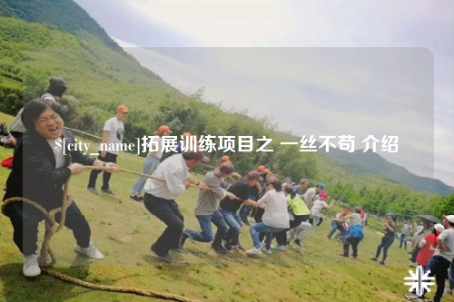 滁州拓展训练项目之 一丝不苟 介绍